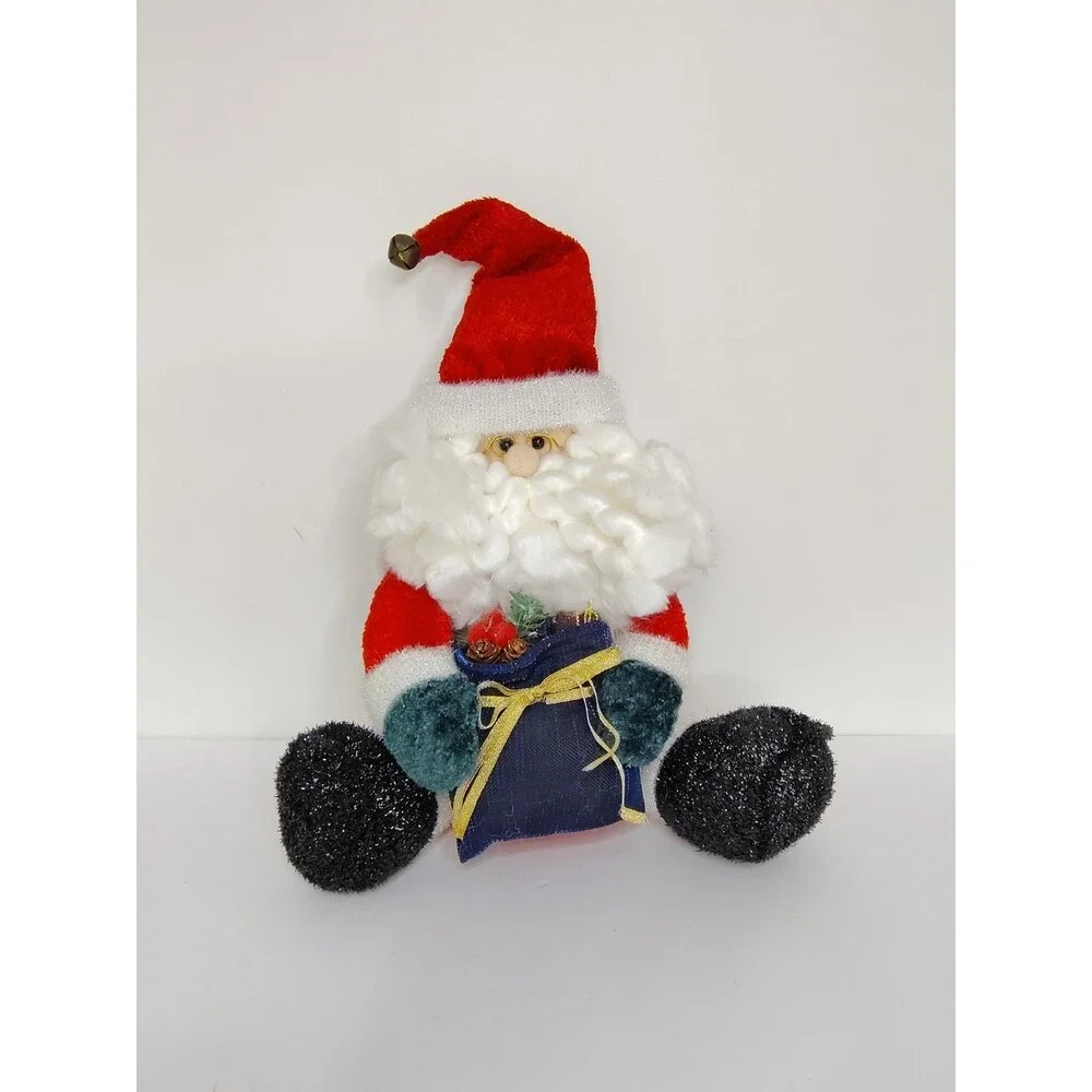 Vintage Santa Joelson Industries Christmas Holiday Home Decor Plush 12